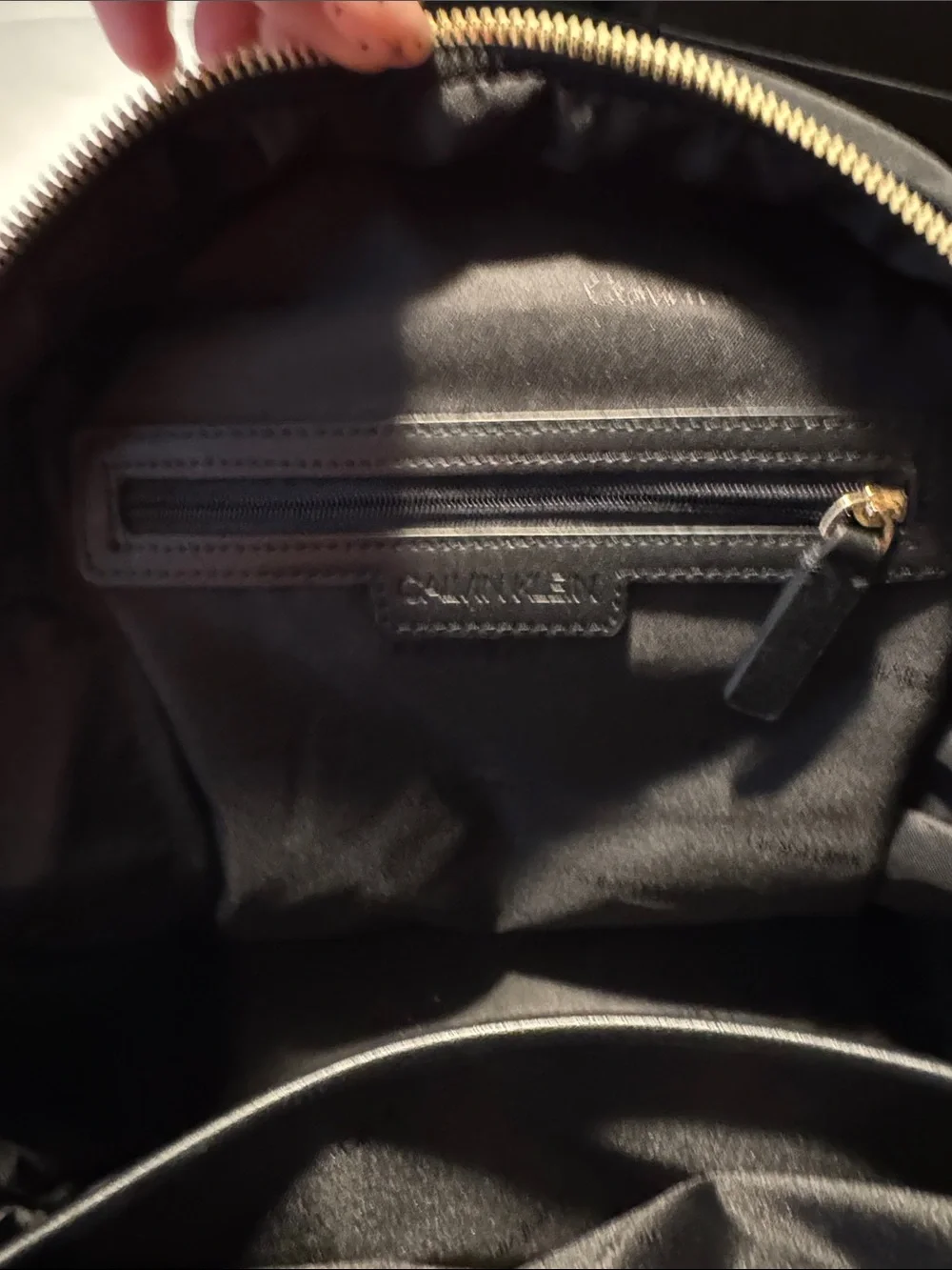 Black Designer Nylon Mini Backpack - Calvin Klein